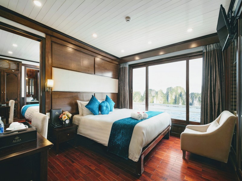 Experience the serene magic of world famous Halong Bay with 2 days 1 night onboard